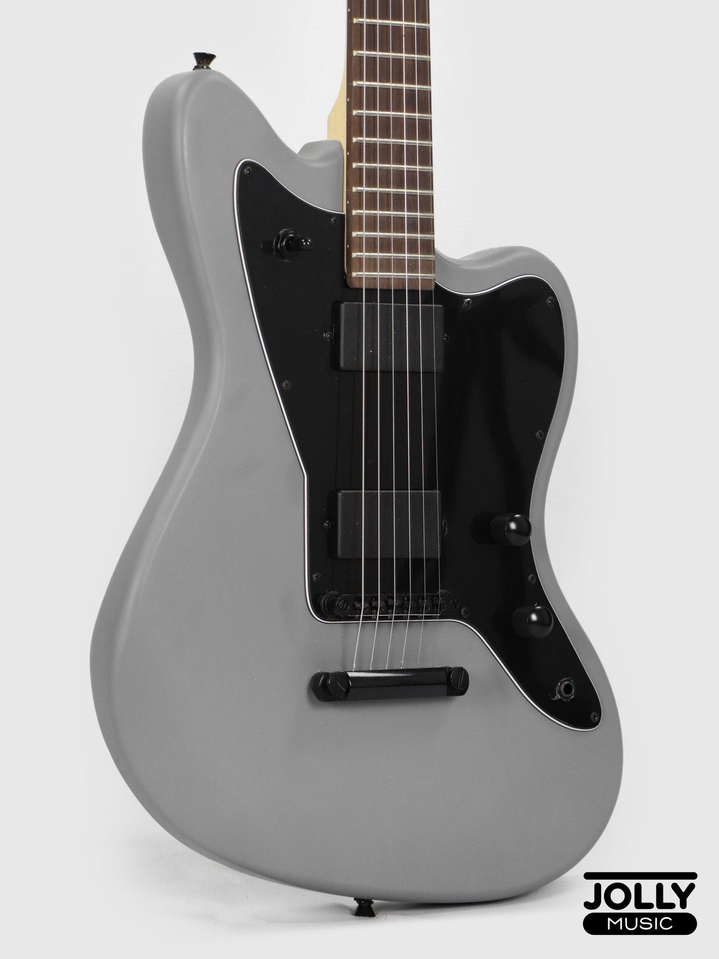 JCraft X Series JZX-1 Jazzmaster Electric Guitar - Grey