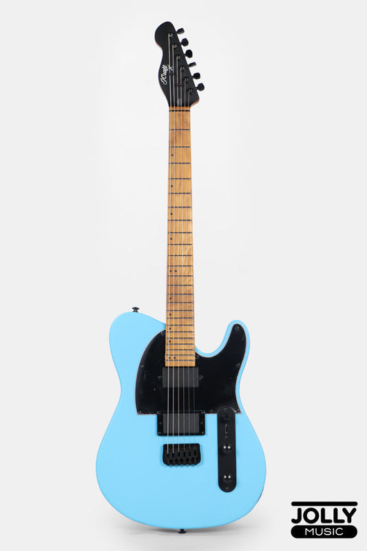 JCraft X Series LTX-3A Active 24 Fret Electric Guitar - Matte Blue Frost