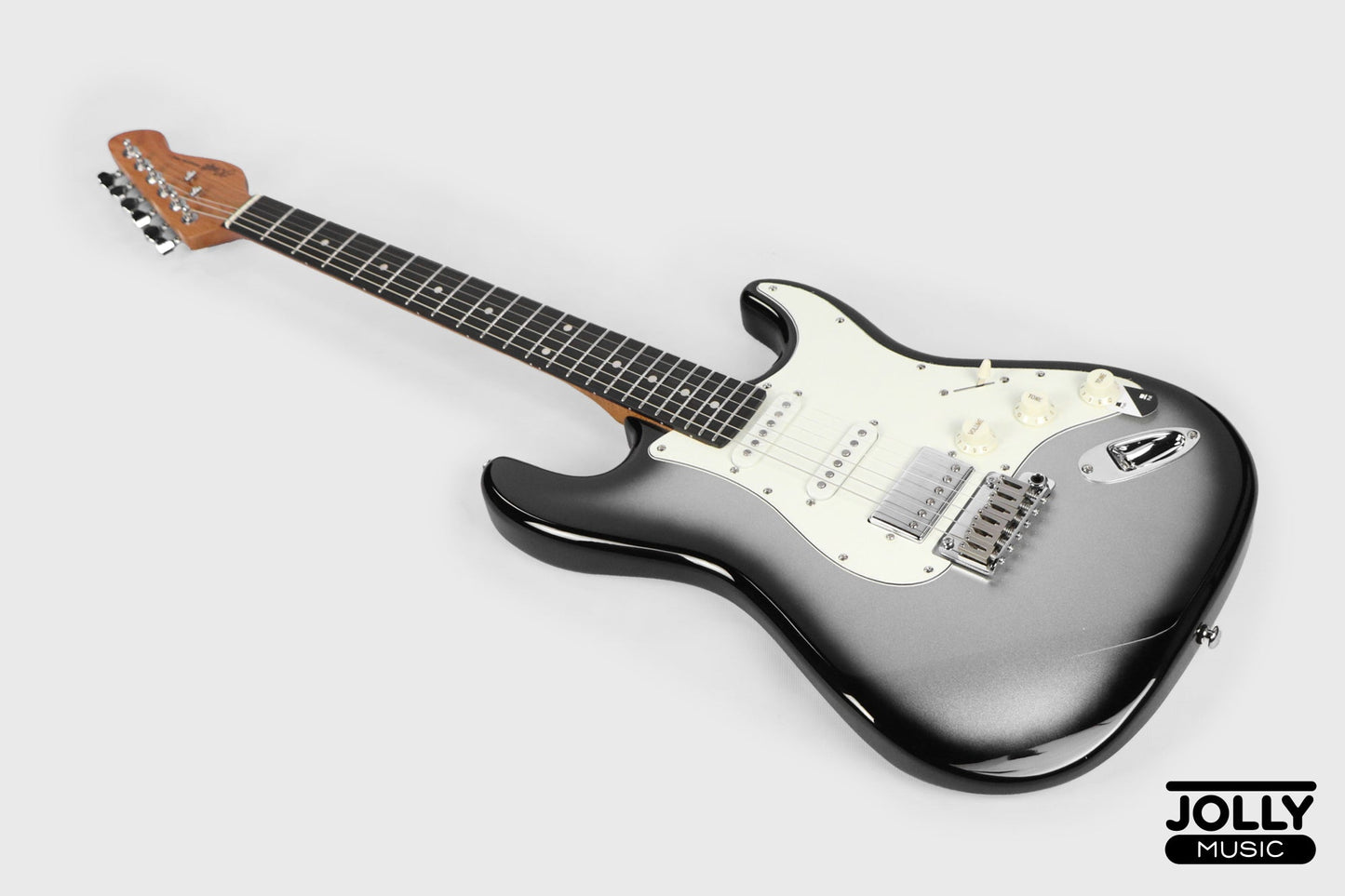 JCraft S-3HC PRO Modern HSS Electric Guitar - Silverburst