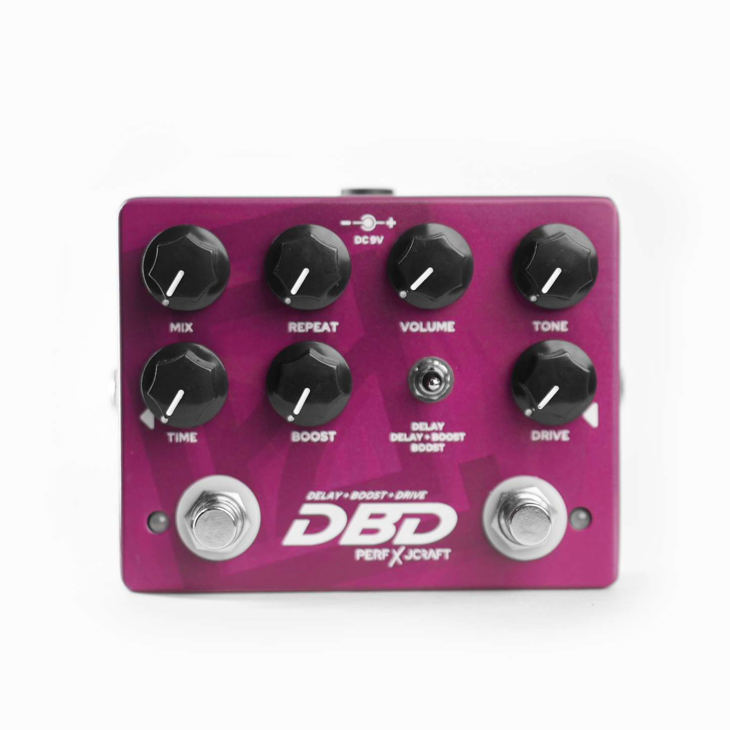 JCraft X Perf De Castro DBD Delay Boost Drive Pedal