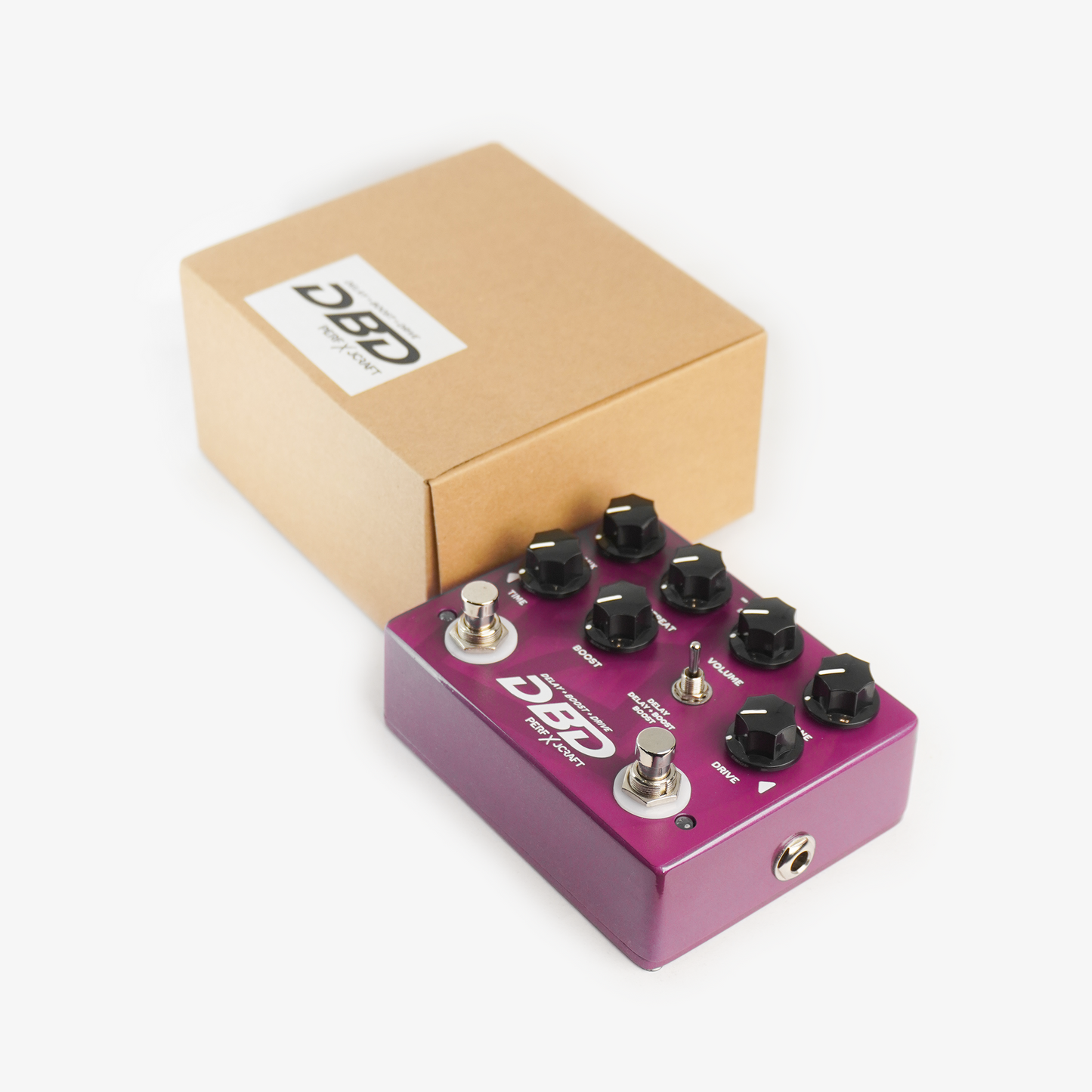 JCraft X Perf De Castro DBD Delay Boost Drive Pedal