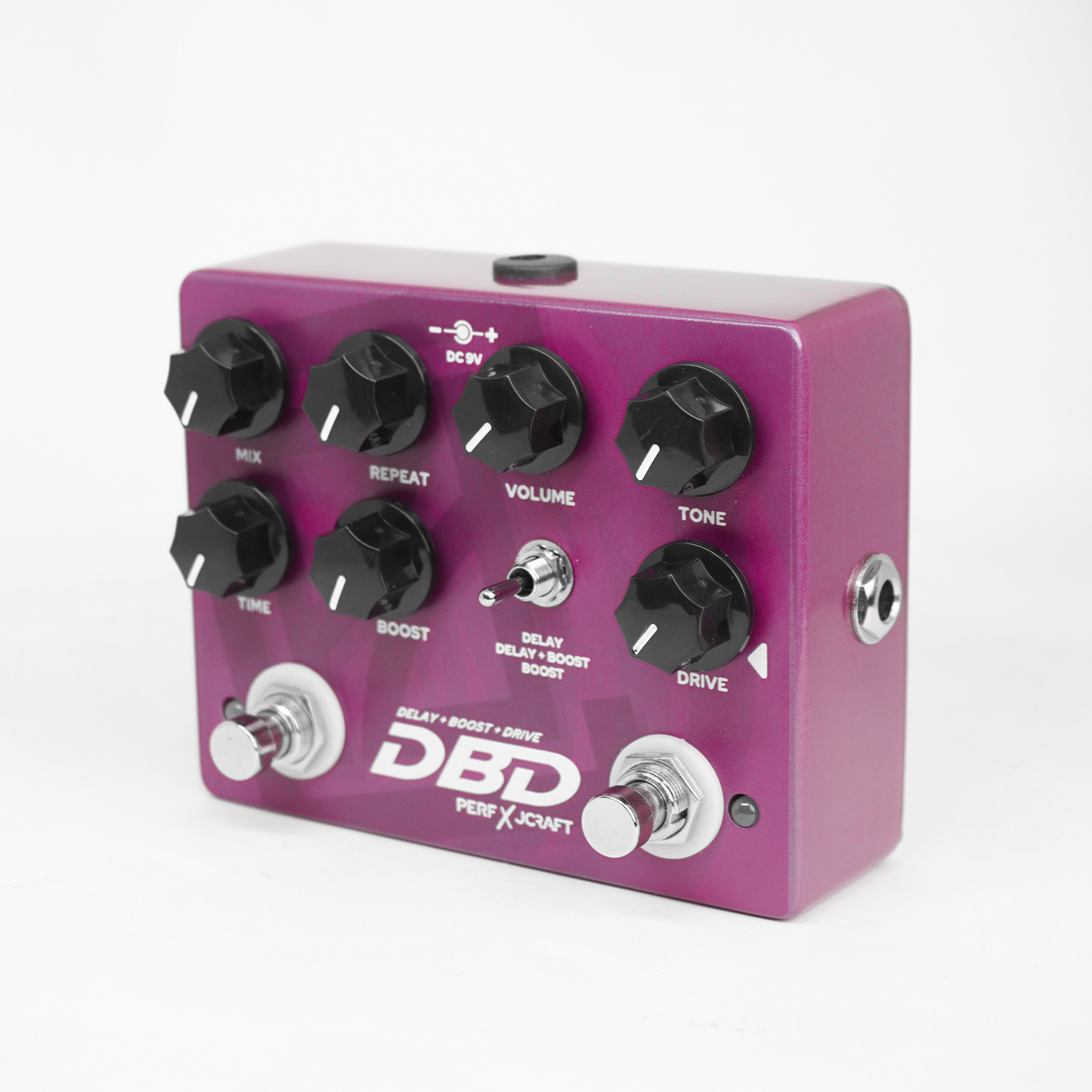JCraft X Perf De Castro DBD Delay Boost Drive Pedal