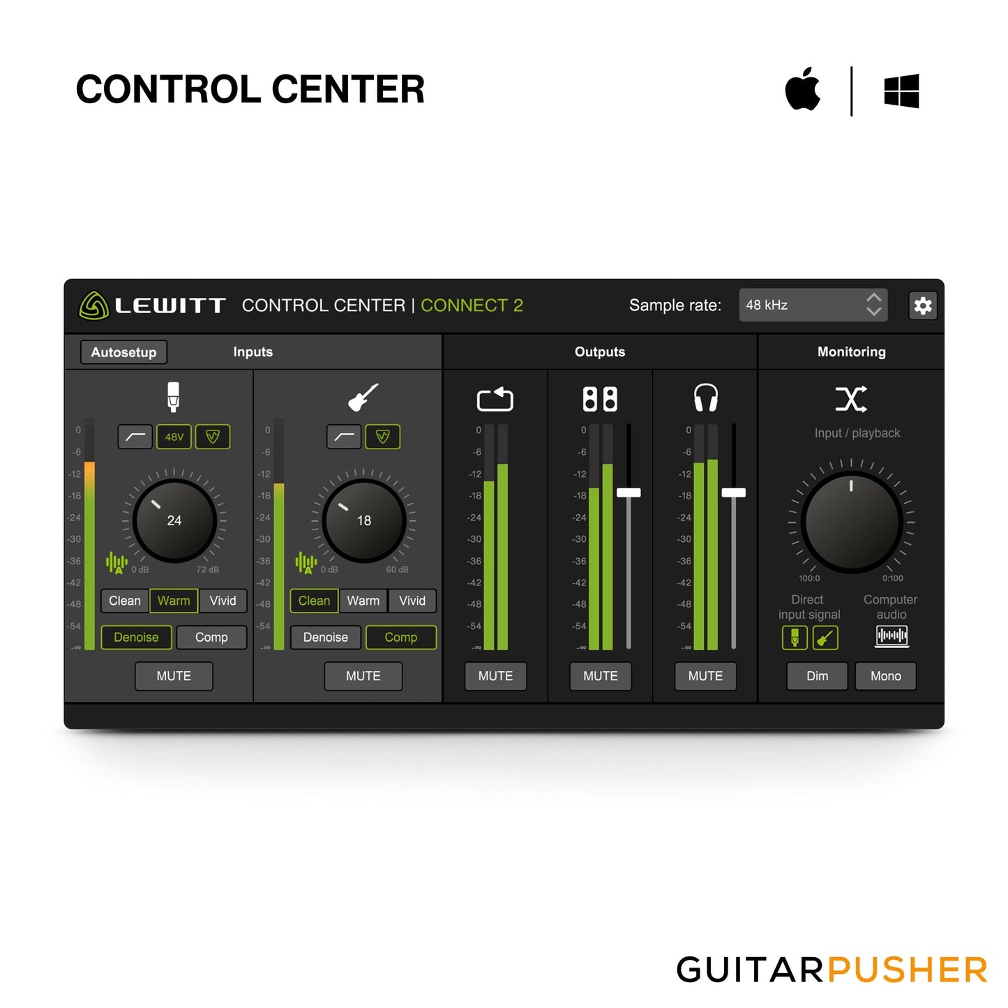 LEWITT CONNECT 2 USB-C Audio Interface