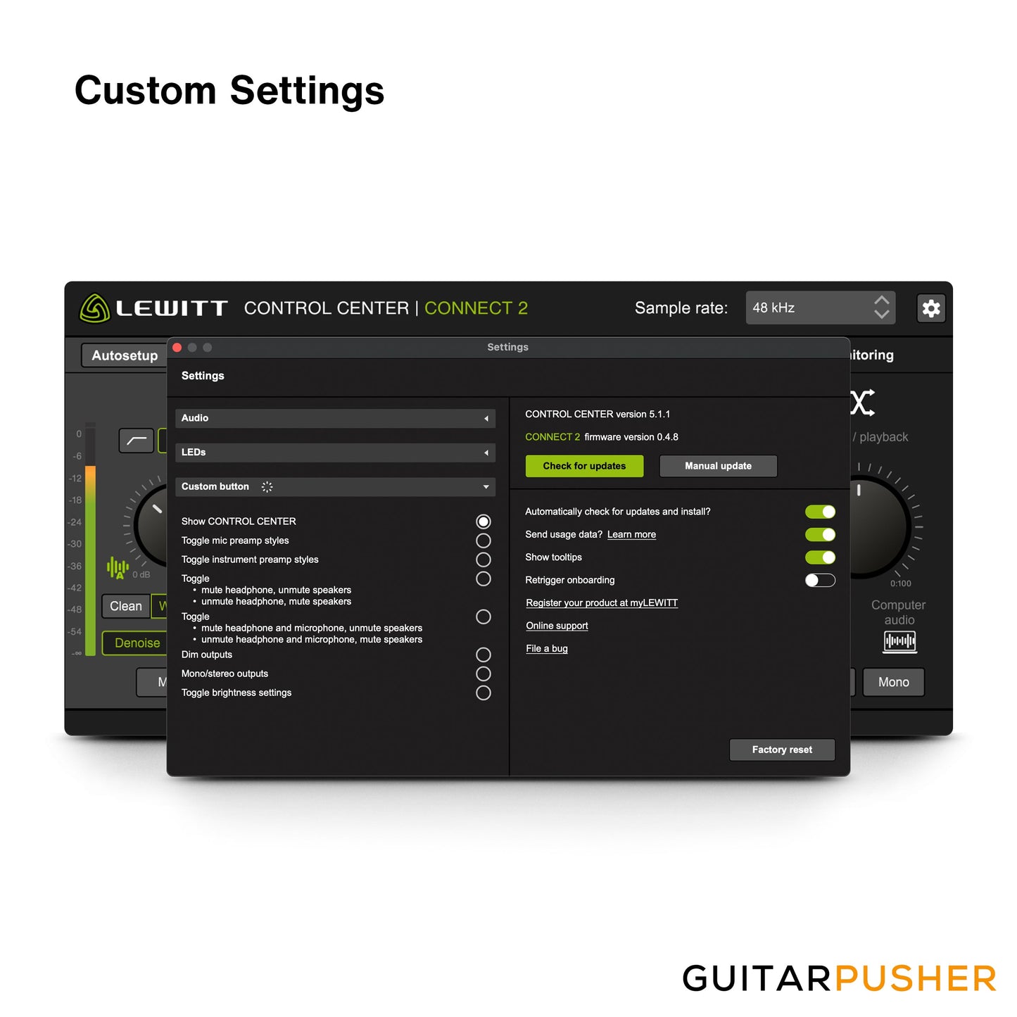 LEWITT CONNECT 2 USB-C Audio Interface