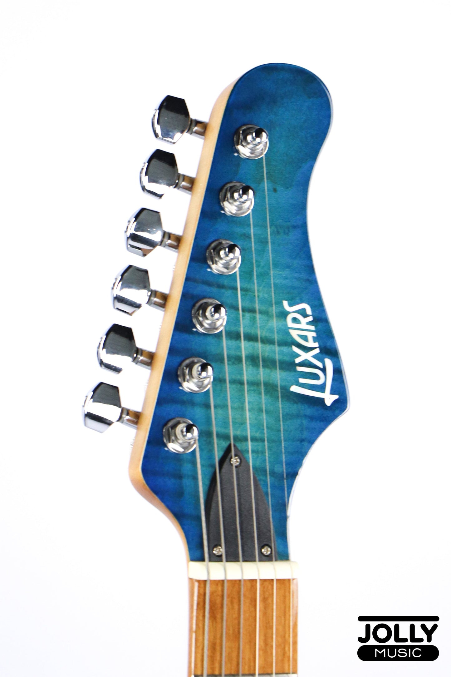 Luxars S-G37-T High Grade Electric Guitar - Trans Blue