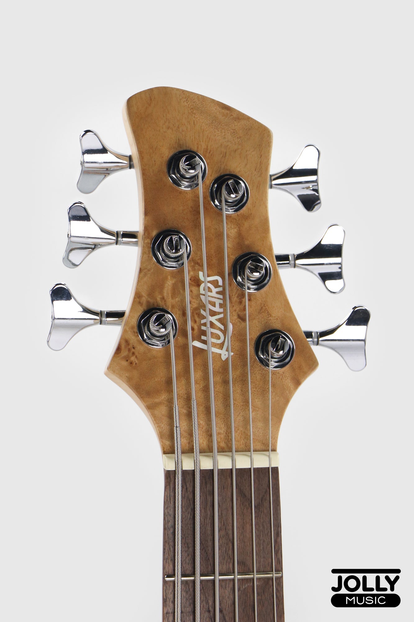 Luxars S-B60 6-String Modern Active Bass Guitar - Natural