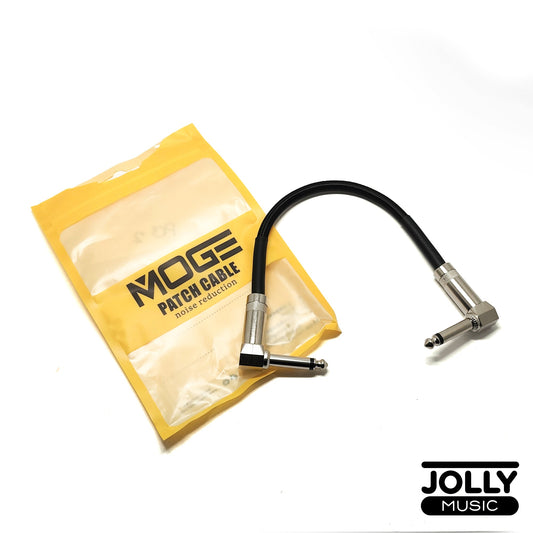 Moge P02-1 27cm Noise Reduction Yarn Patch Cable - Black