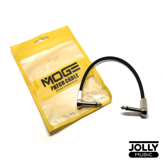 Moge P03-1 22cm Noise Reduction Patch Cable - Black