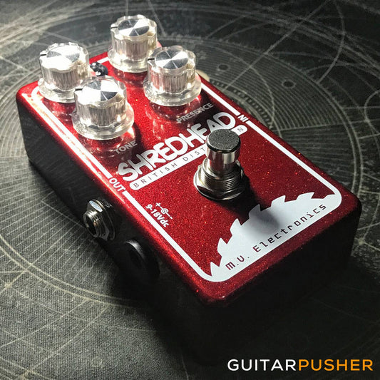 MV Shredhead British Distortion - Red Sparkle / Clear Knobs