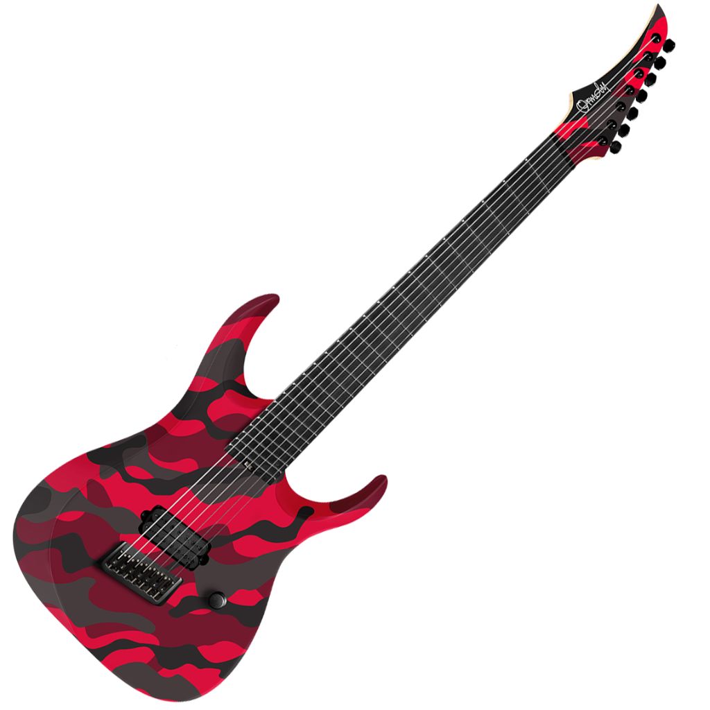 Ormsby RUN 13 - DC GTR Artist Series Dino Cazares Signature 6-String Multiscale Electric Guitar Blood Camo