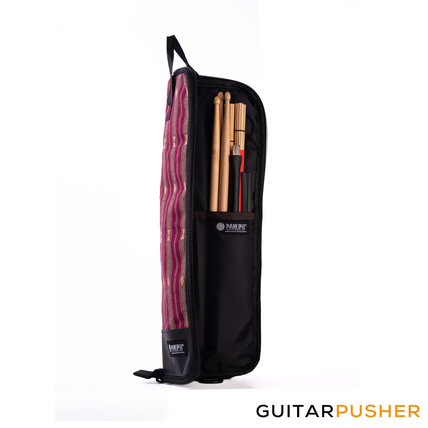 Panlipi Loom Weave Audrey SagDs02 Drumstick Bag - Burgundy
