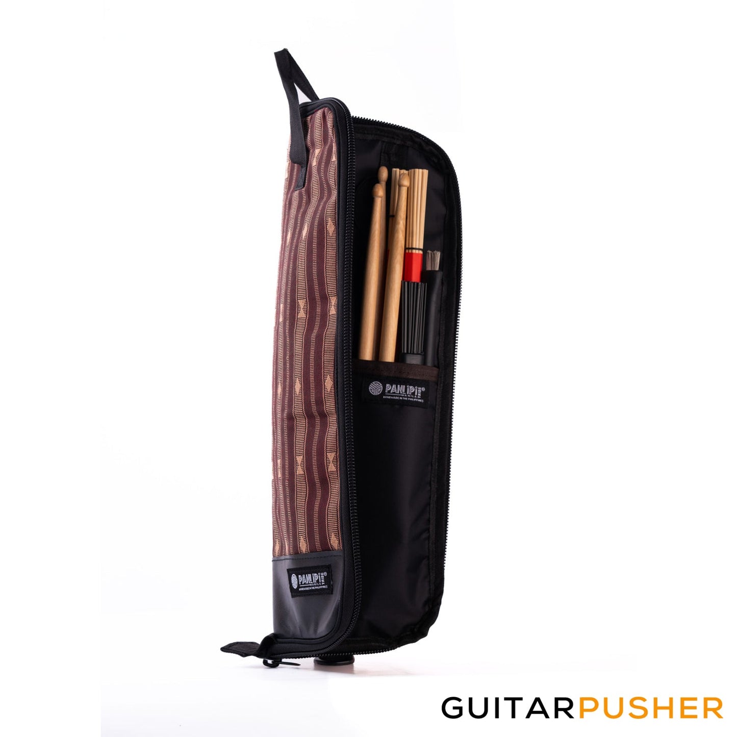 Panlipi Loom Weave Audrey SagDs06 Drumstick Bag - Choco Brown