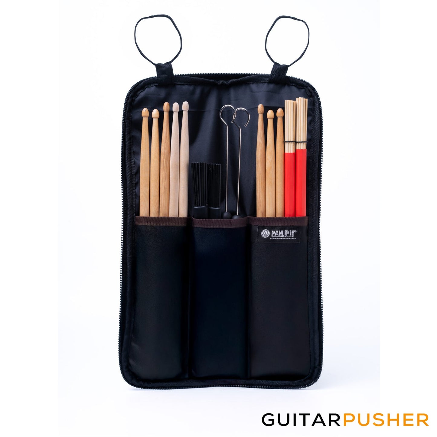 Panlipi Loom Weave Audrey SagDs01 Drumstick Bag - Maroon