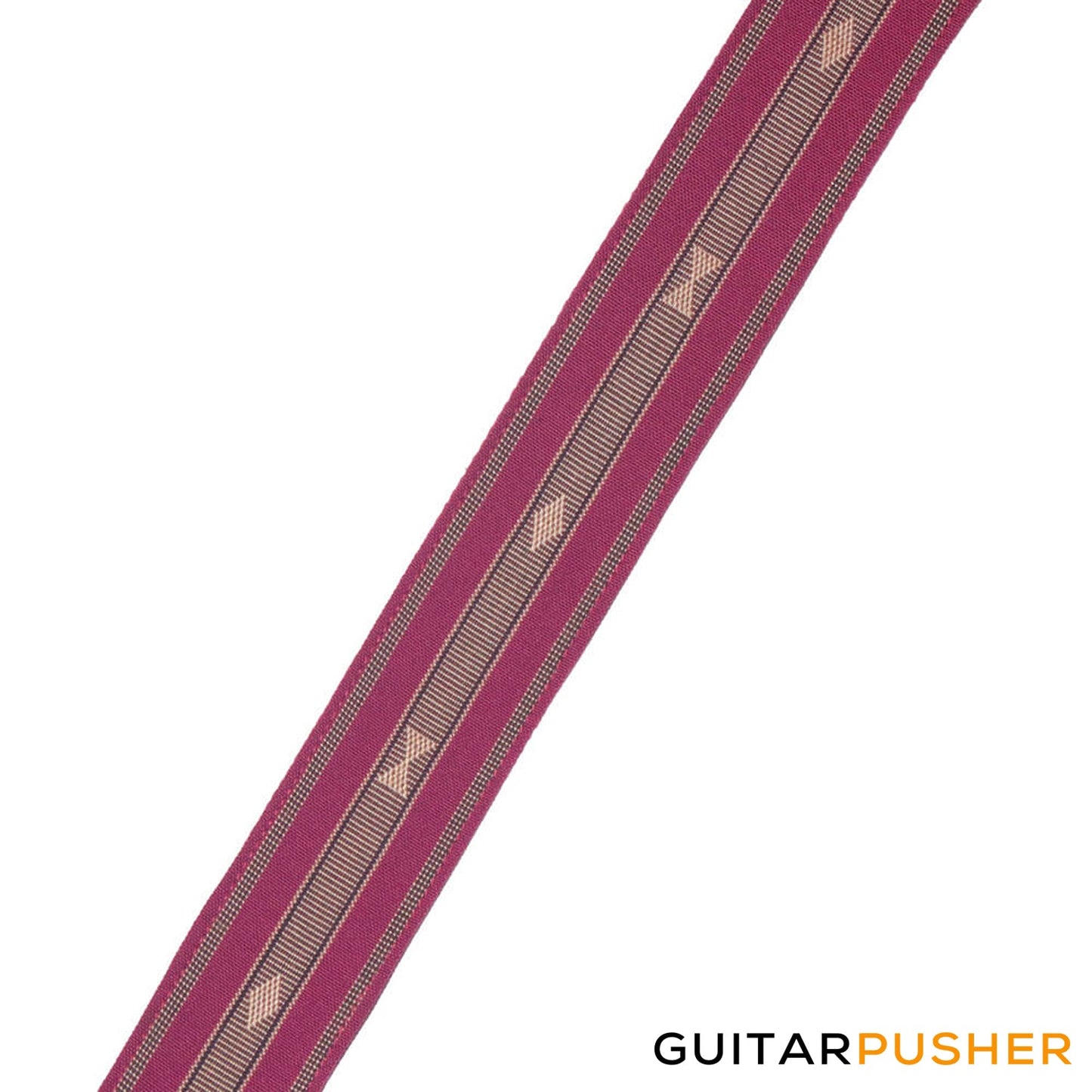 Panlipi Loom Weave Audrey SAG08 Guitar Strap - Burgundy