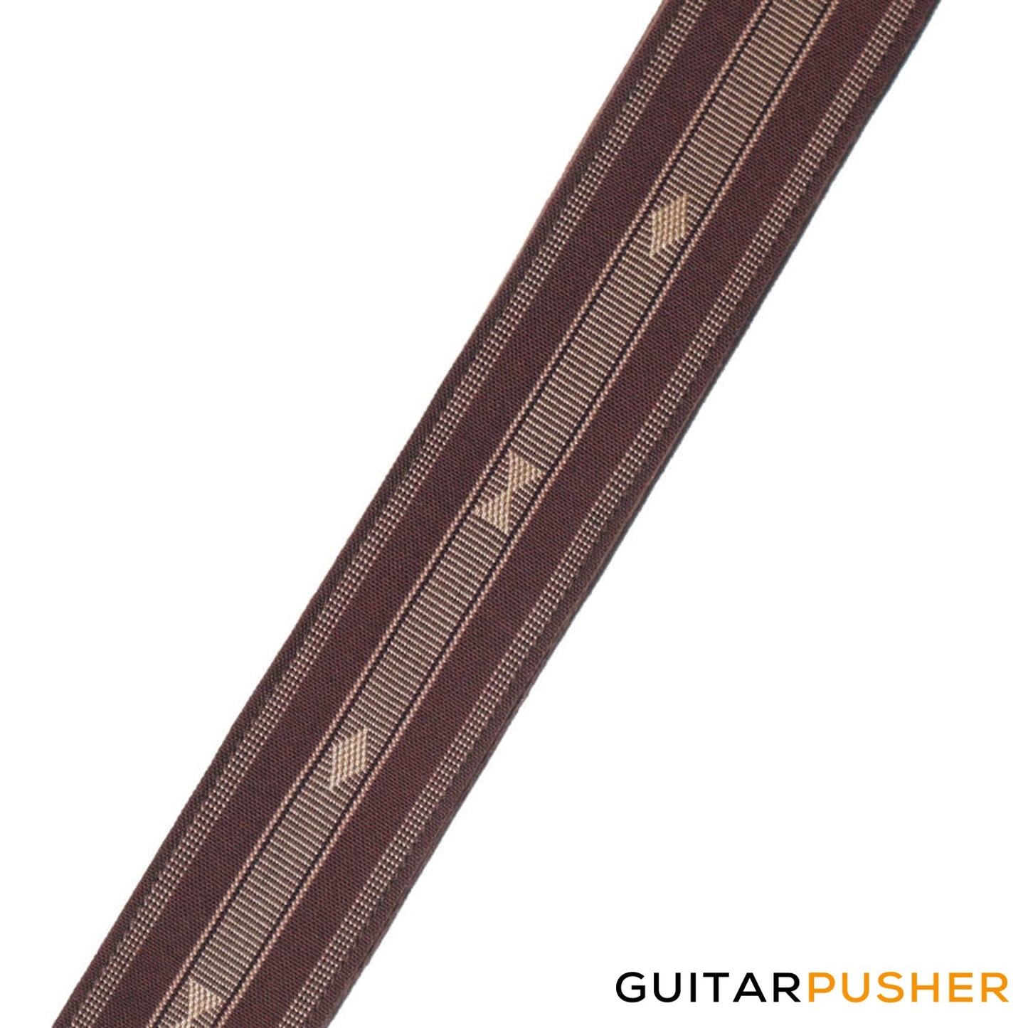 Panlipi Loom Weave Audrey SAG03 Guitar Strap - Choco Beige