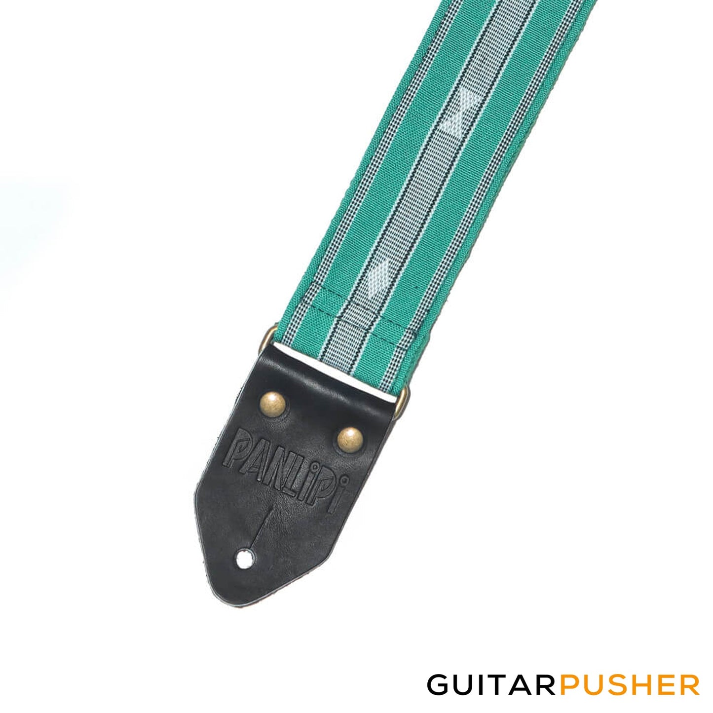 Panlipi Loom Weave Audrey SAG13 Guitar Strap - Green