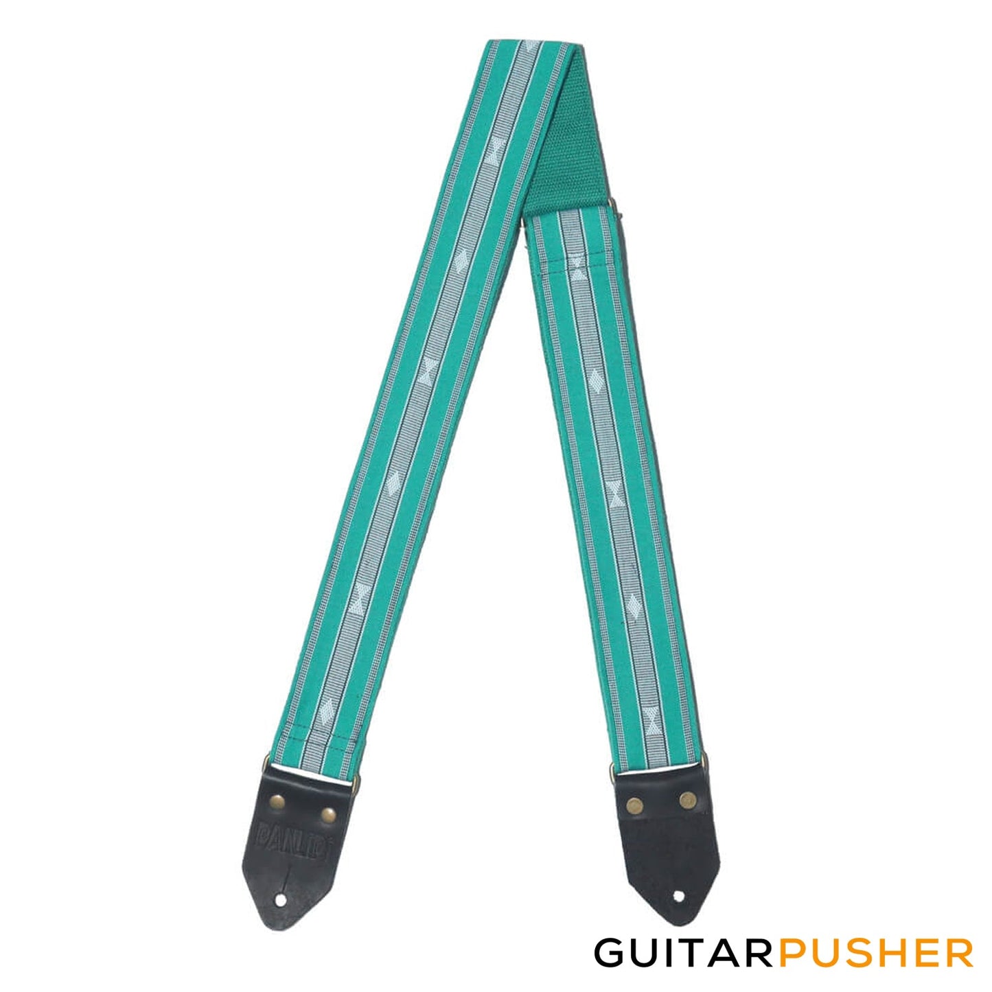 Panlipi Loom Weave Audrey SAG13 Guitar Strap - Green