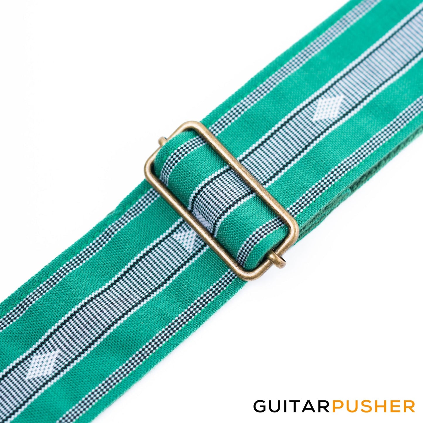 Panlipi Loom Weave Audrey SAG13A Guitar Strap - Green