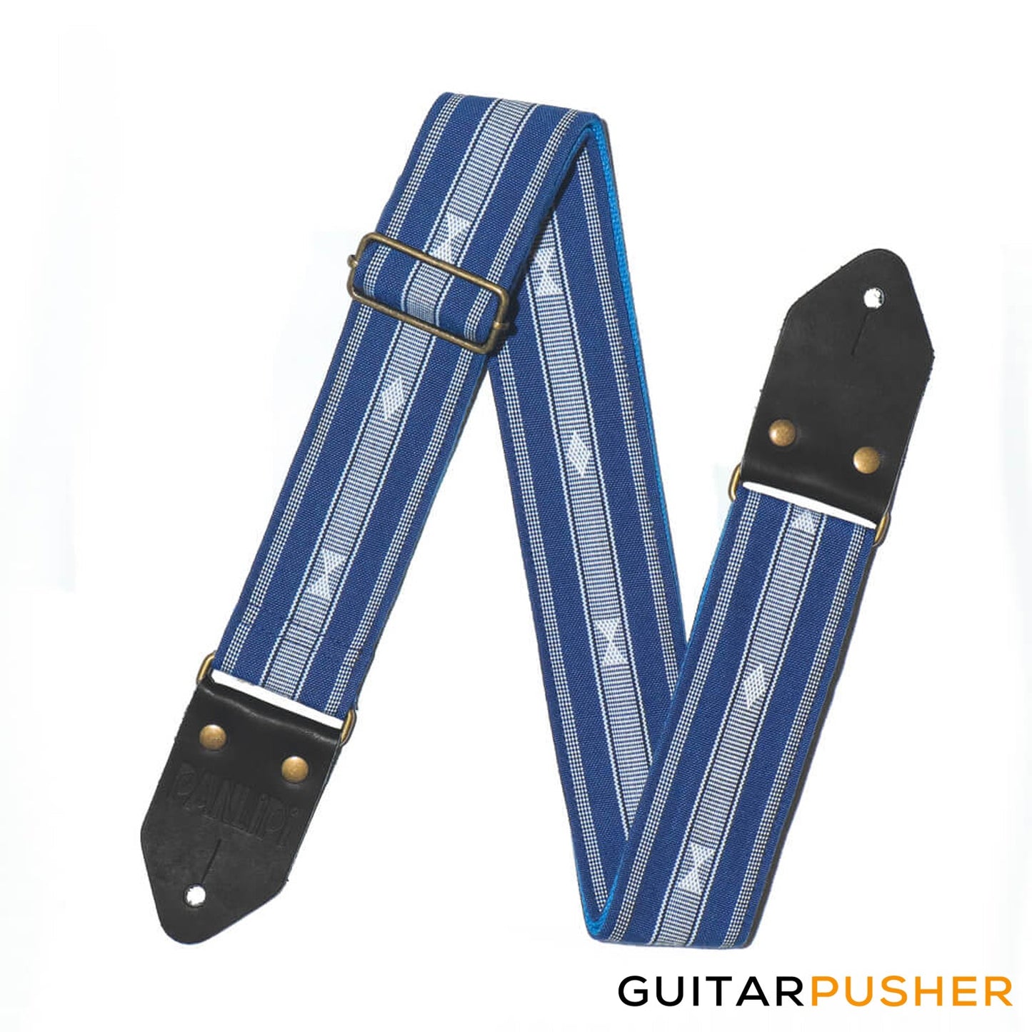 Panlipi Loom Weave Audrey SAG07 Guitar Strap - Navy Blue