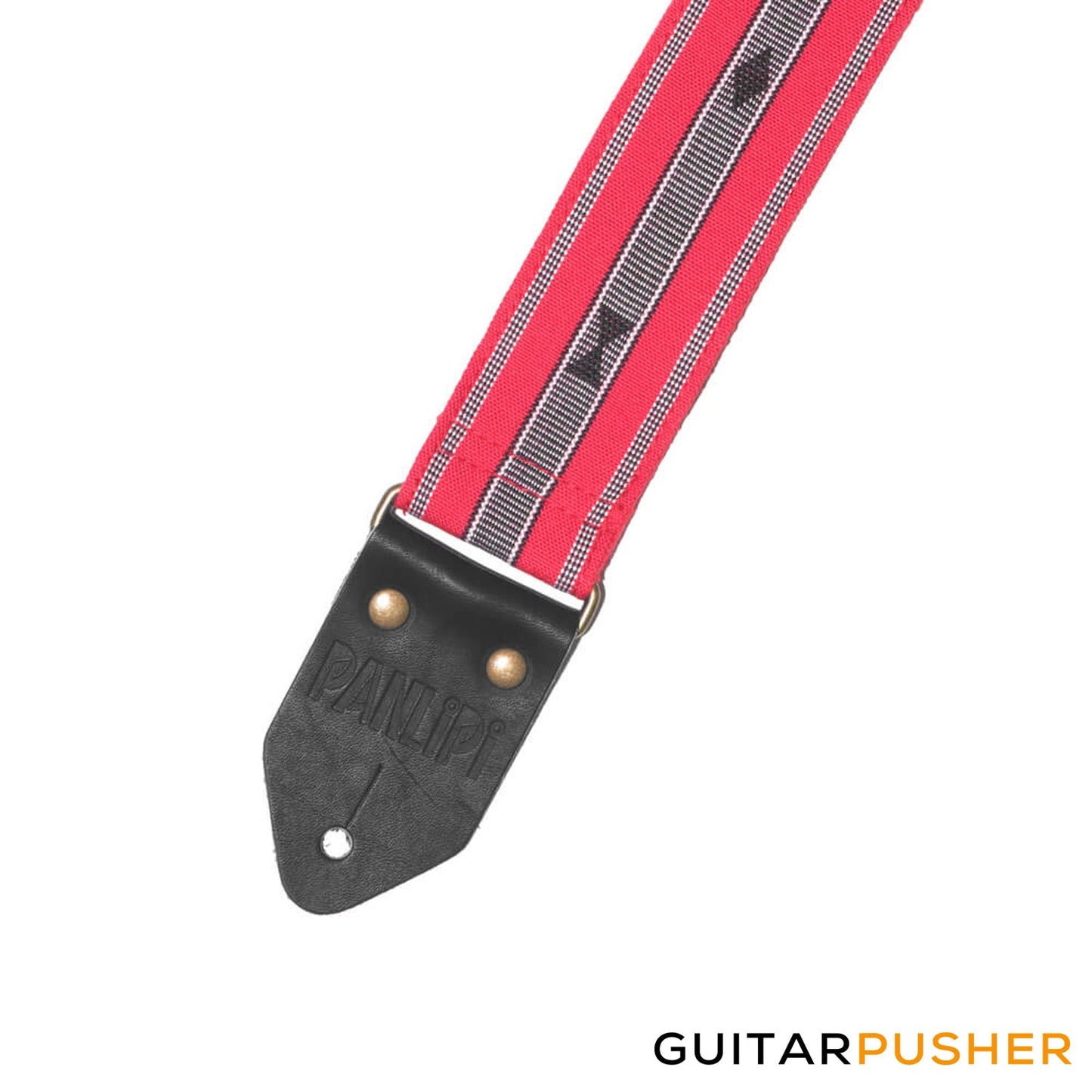 Panlipi Loom Weave Audrey SAG12 Guitar Strap - Red