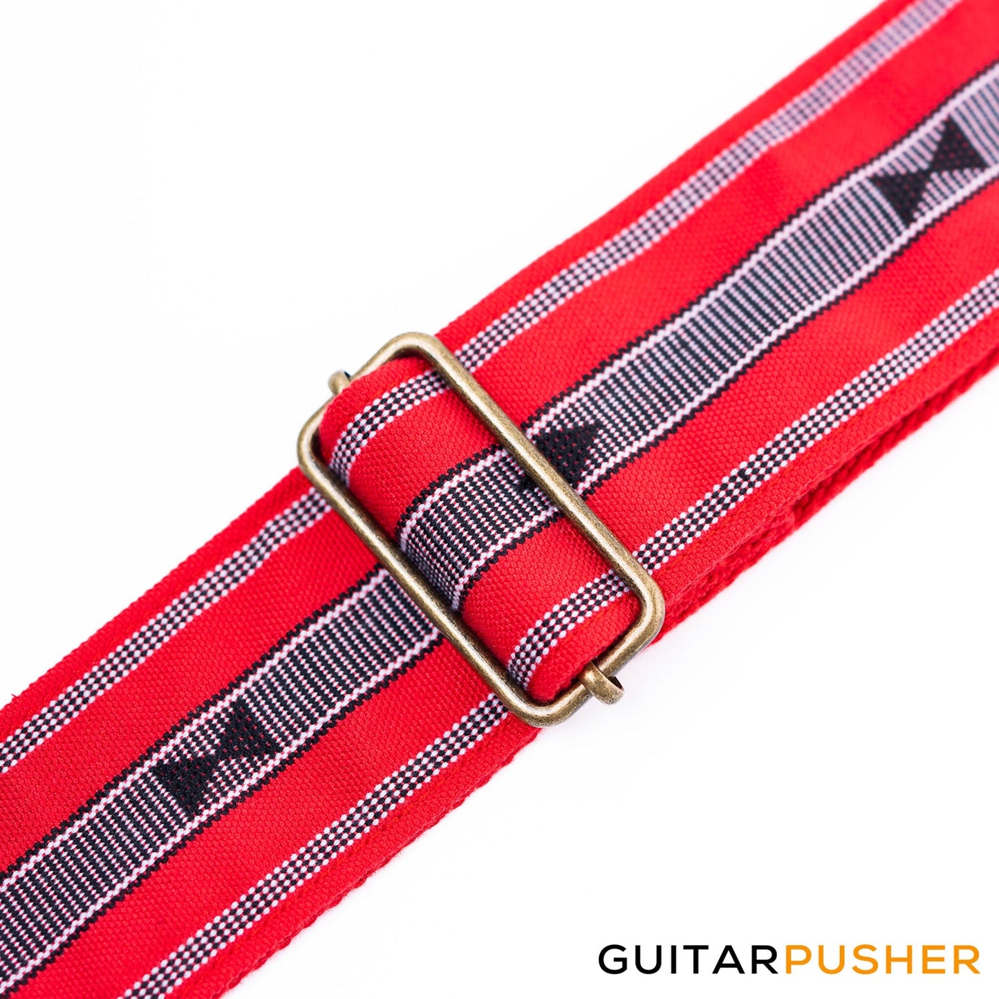Panlipi Loom Weave Audrey SAG12A Guitar Strap - Red