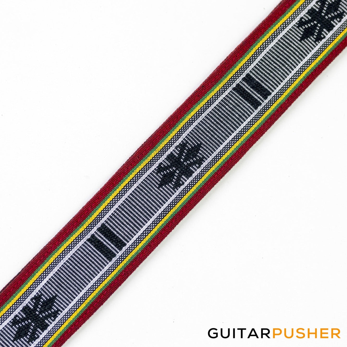 Panlipi Loom Weave Colibangbang BAGU02 Guitar Strap - Red/White/Yellow/Geen