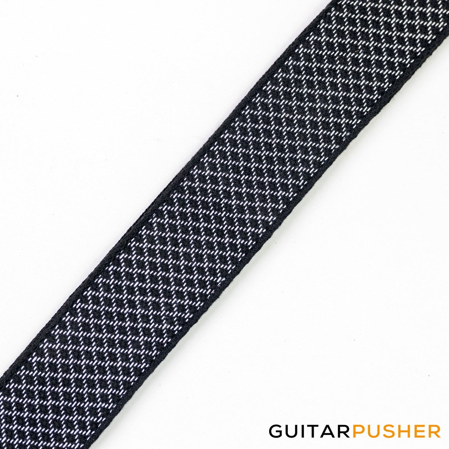 Panlipi Loom Weave Lilaktob KAL32 Guitar Strap - Black/Gray