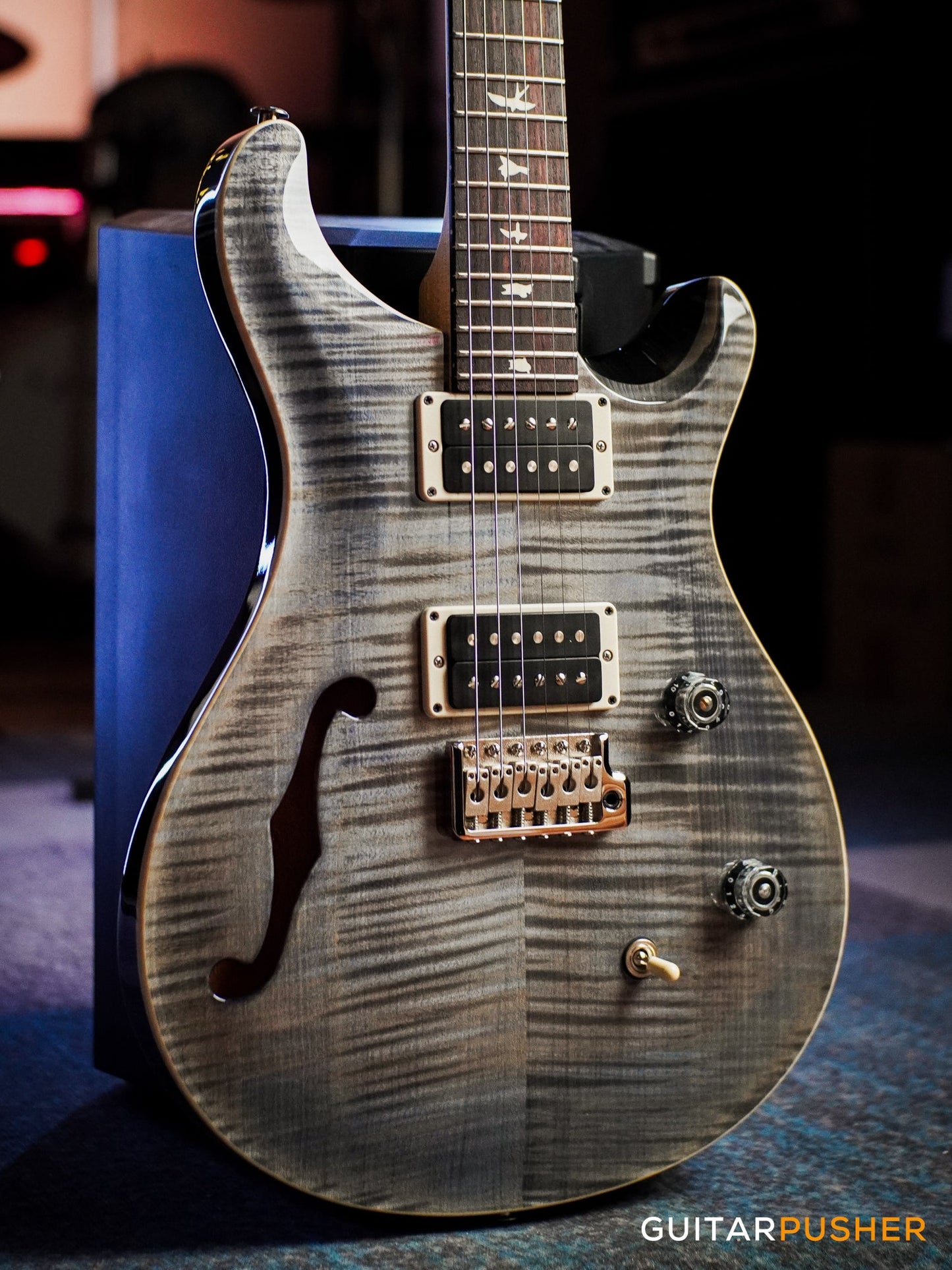 PRS Guitars Bolt-On CE 24 Semi-Hollow Electric Guitar Faded Gray Black