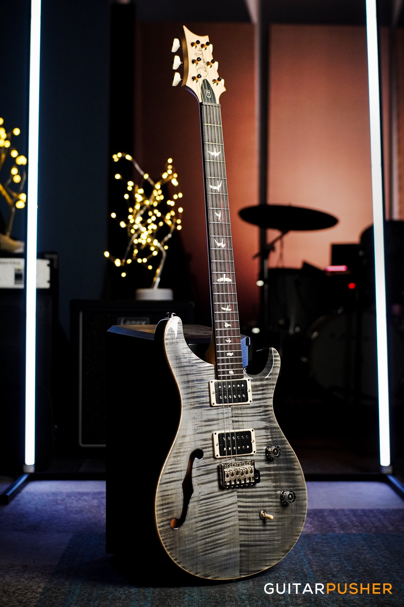 PRS Guitars Bolt-On CE 24 Semi-Hollow Electric Guitar Faded Gray Black