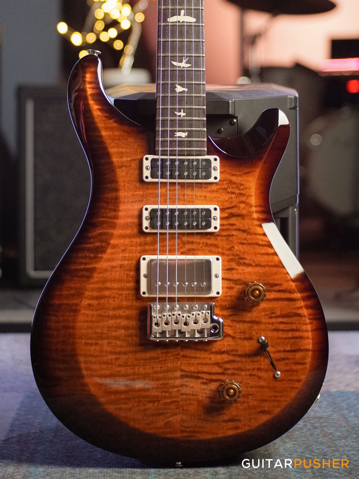 PRS Guitars S2 Studio Electric Guitar (Black Amber)