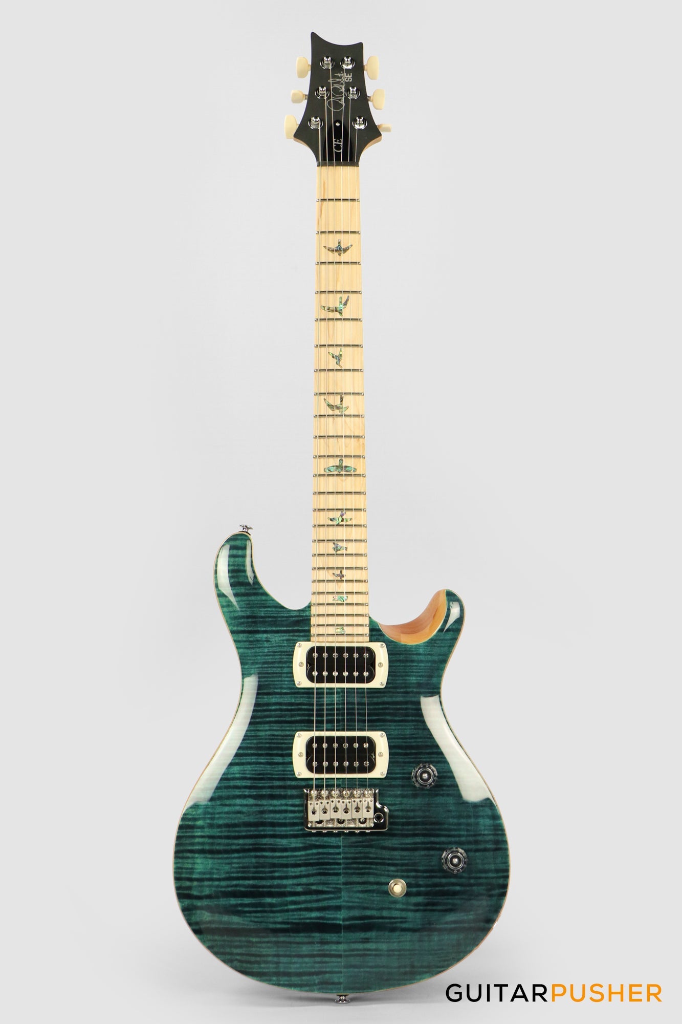 PRS Guitars SE Bolt-On CE 24 Electric Guitar (Slate Blue/Natural Back)