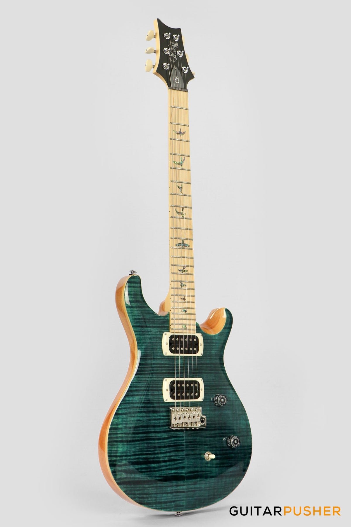 PRS Guitars SE Bolt-On CE 24 Electric Guitar (Slate Blue/Natural Back)