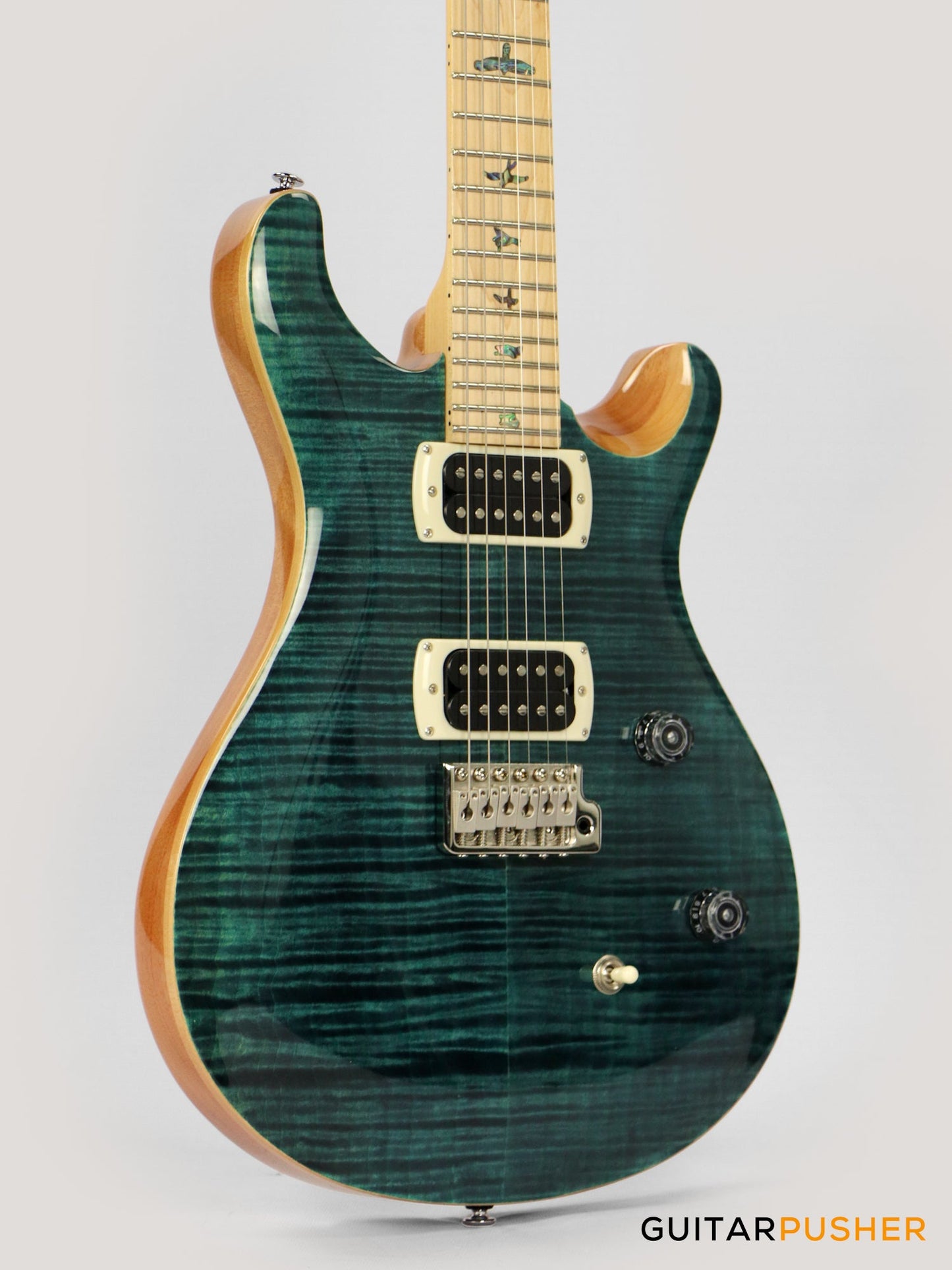 PRS Guitars SE Bolt-On CE 24 Electric Guitar (Slate Blue/Natural Back)