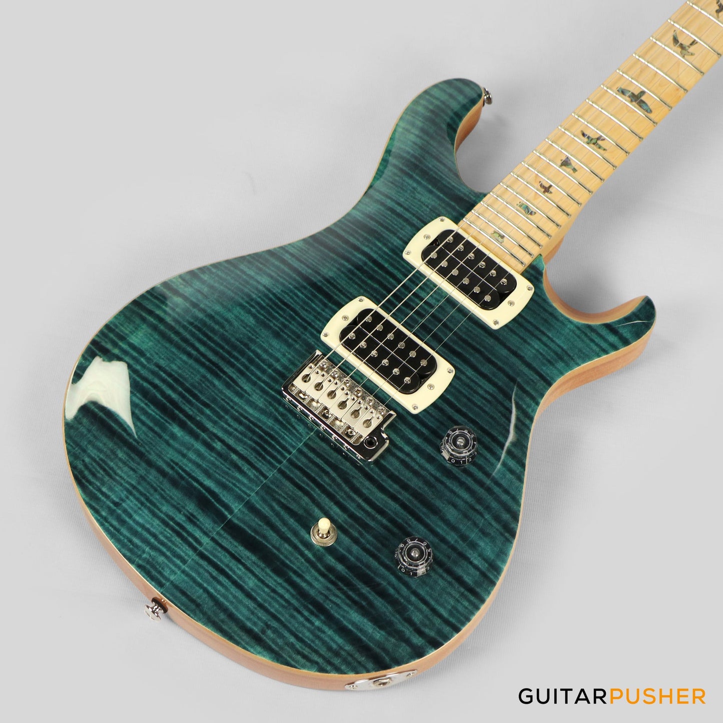 PRS Guitars SE Bolt-On CE 24 Electric Guitar (Slate Blue/Natural Back)
