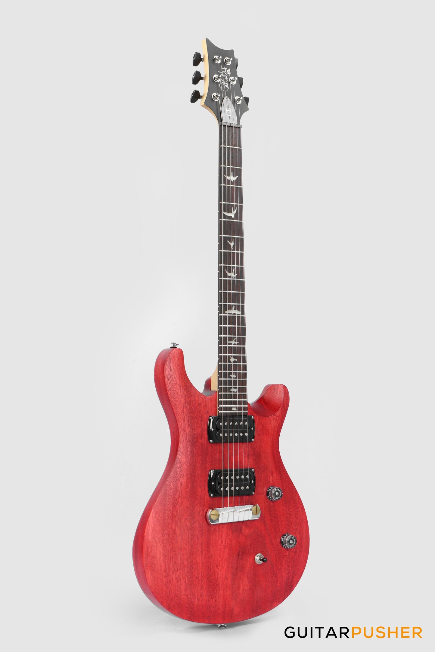 PRS Guitars SE Bolt-On CE 24 Standard Satin Stoptail Electric Guitar (Vintage Cherry)
