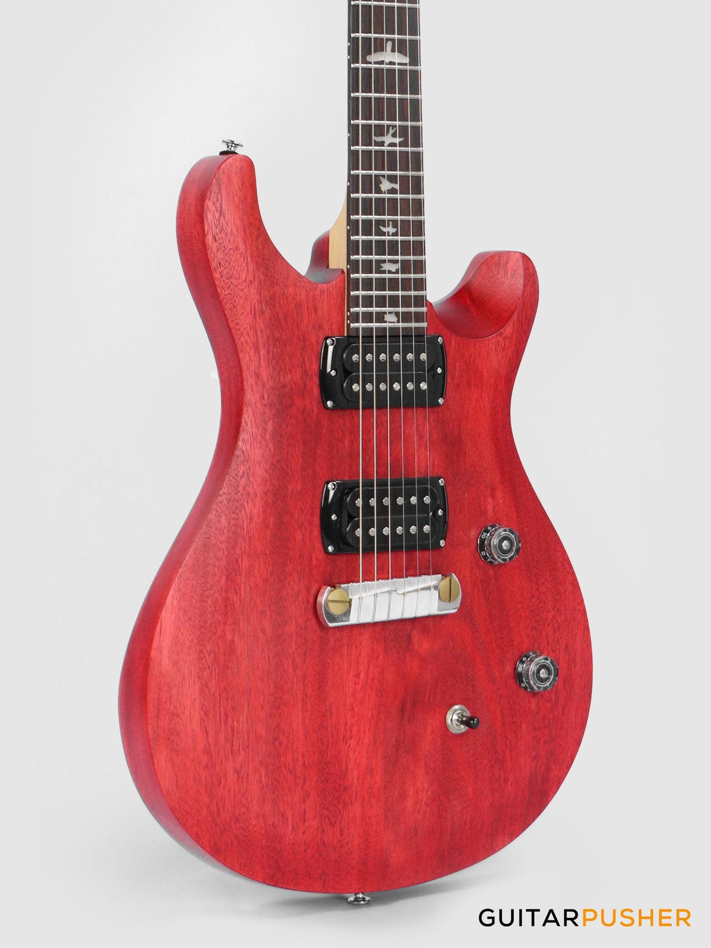 PRS Guitars SE Bolt-On CE 24 Standard Satin Stoptail Electric Guitar (Vintage Cherry)
