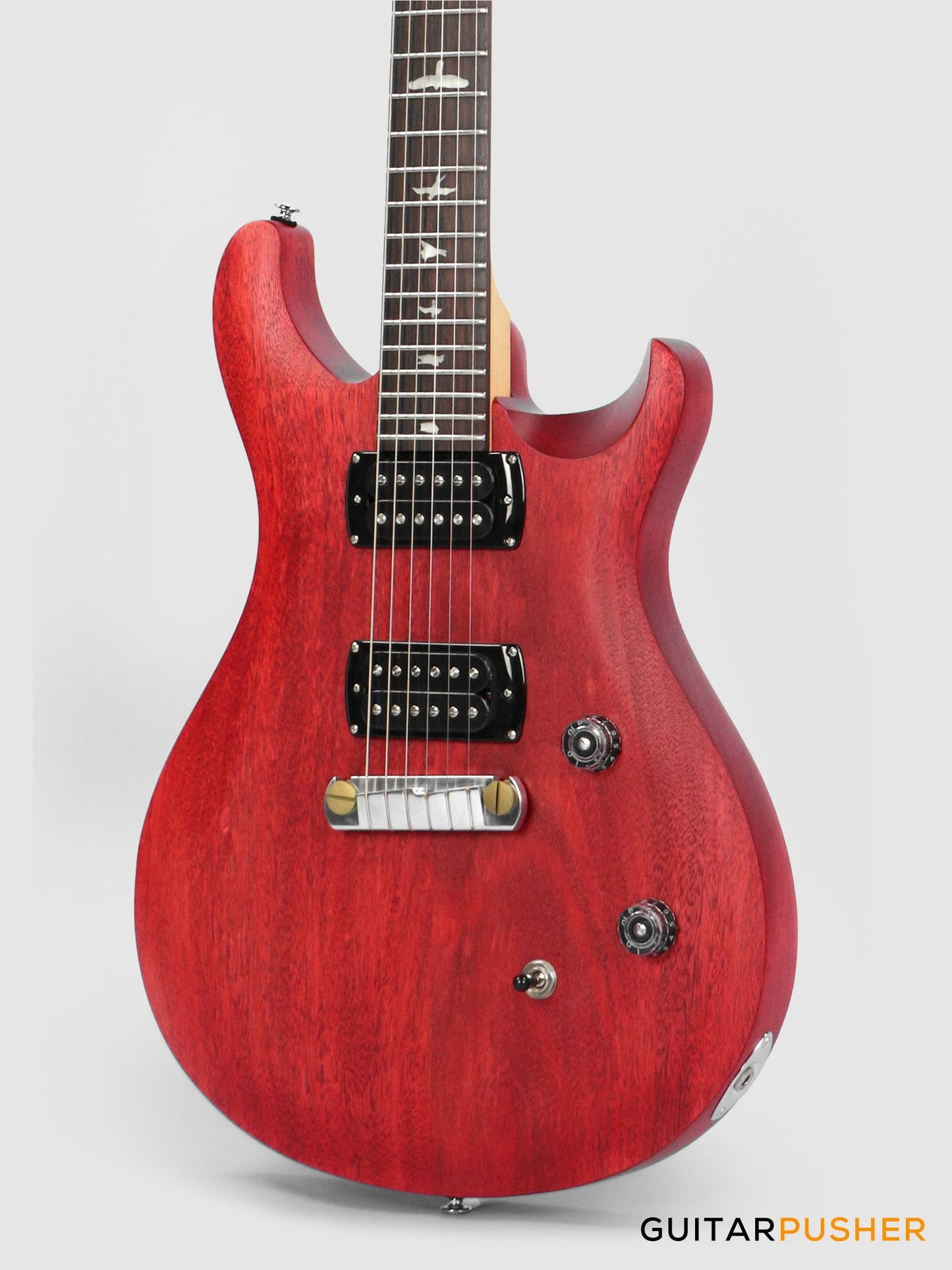 PRS Guitars SE Bolt-On CE 24 Standard Satin Stoptail Electric Guitar (Vintage Cherry)