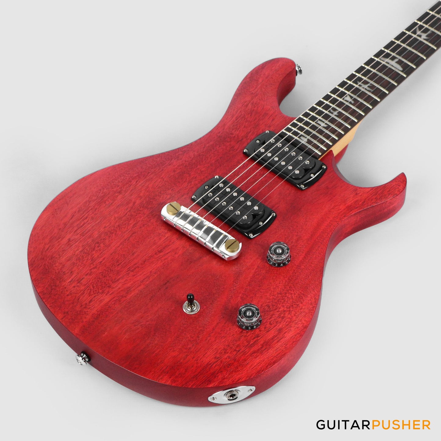 PRS Guitars SE Bolt-On CE 24 Standard Satin Stoptail Electric Guitar (Vintage Cherry)