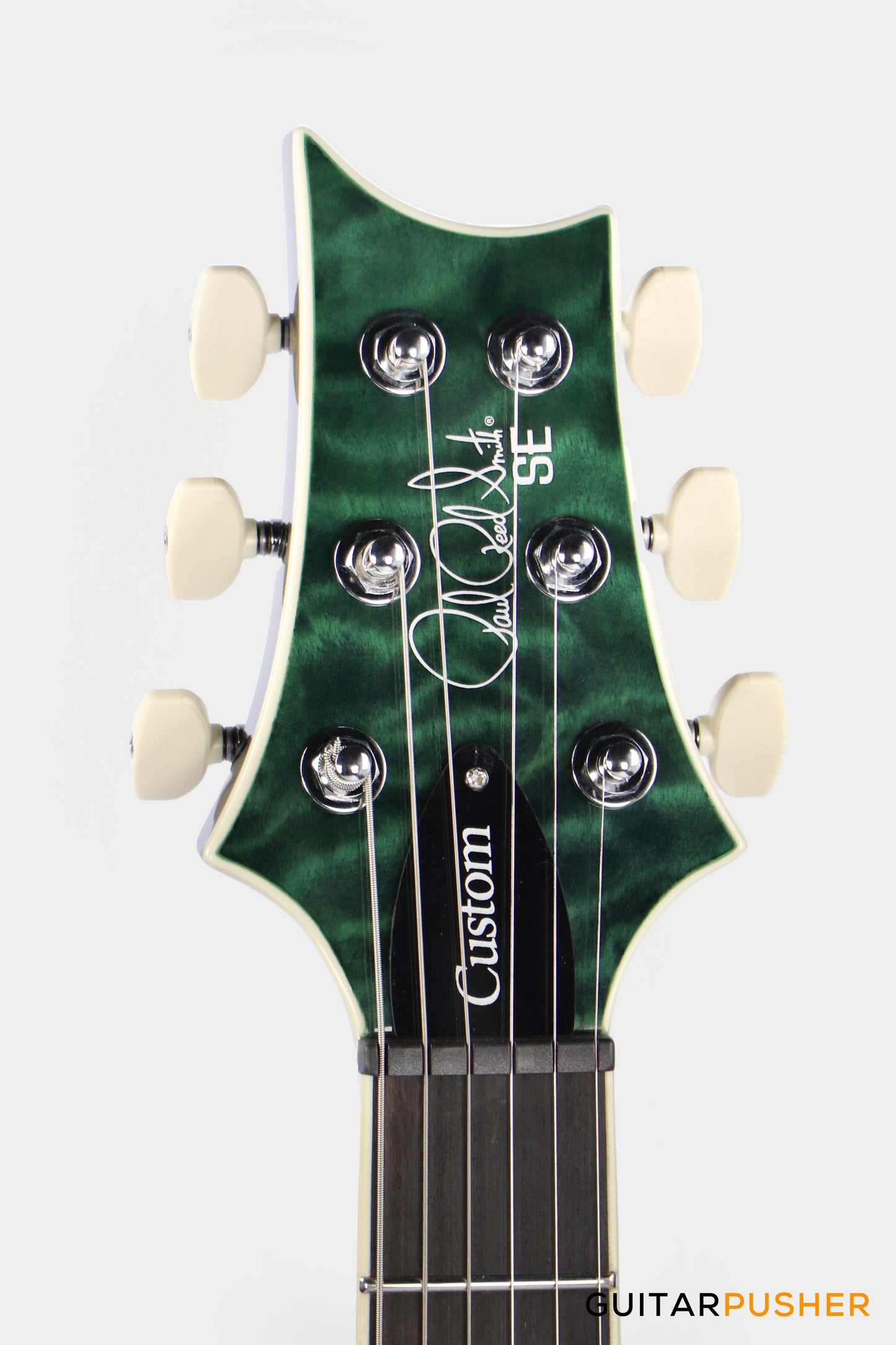 PRS Guitars SE Custom 24 Quilt Electric Guitar (Teal Black)