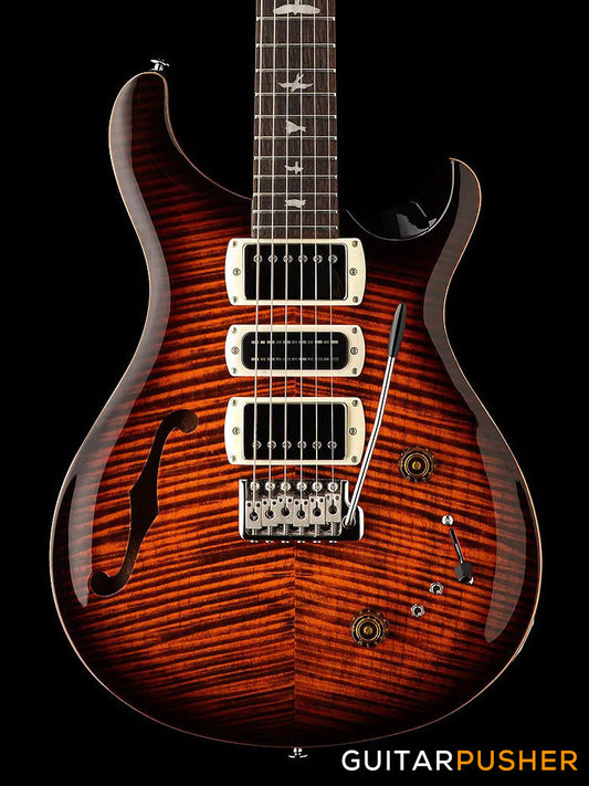 PRS Guitars SE Special Semi-Hollow Electric Guitar (Orange Tiger Smokeburst)