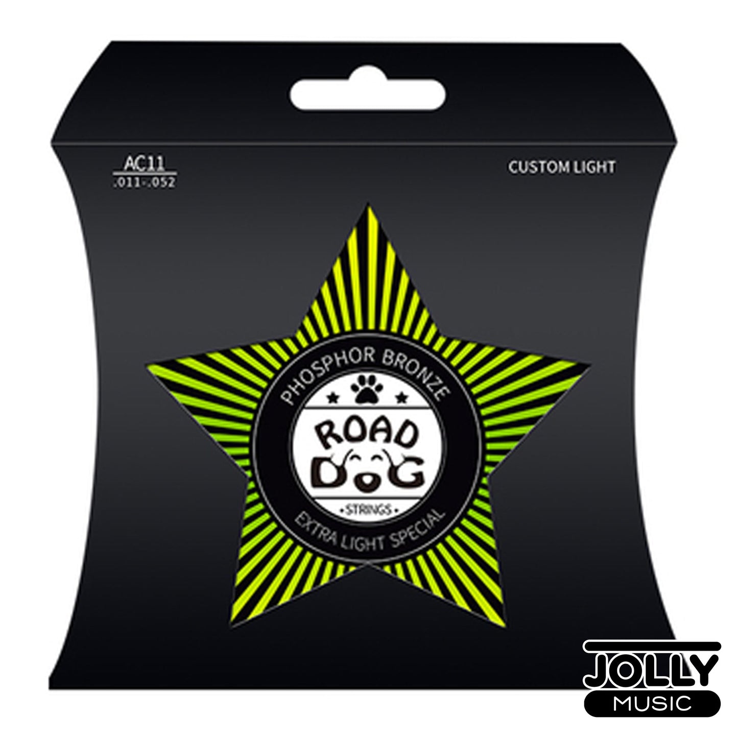 Road Dog AC11 Custom Extra Light Special Phosphor Bronze Acoustic Guitar Strings 11-52 (11 15 24 32 42 52)