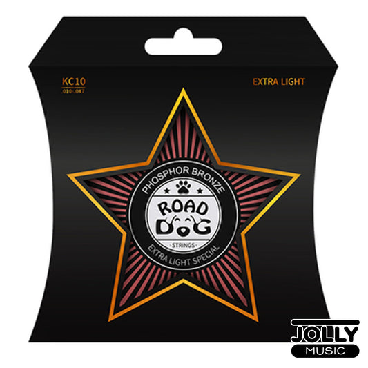 Road Dog KC10 Extra Light Special Phosphor Bronze Acoustic Guitar Strings 10-47 (10 14 23 30 39 47)