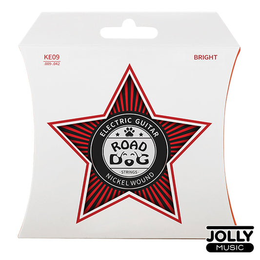 Road Dog KE09 Bright Nickel Wound Electric Guitar Strings 9-42 (9 11 16 24 32 42)