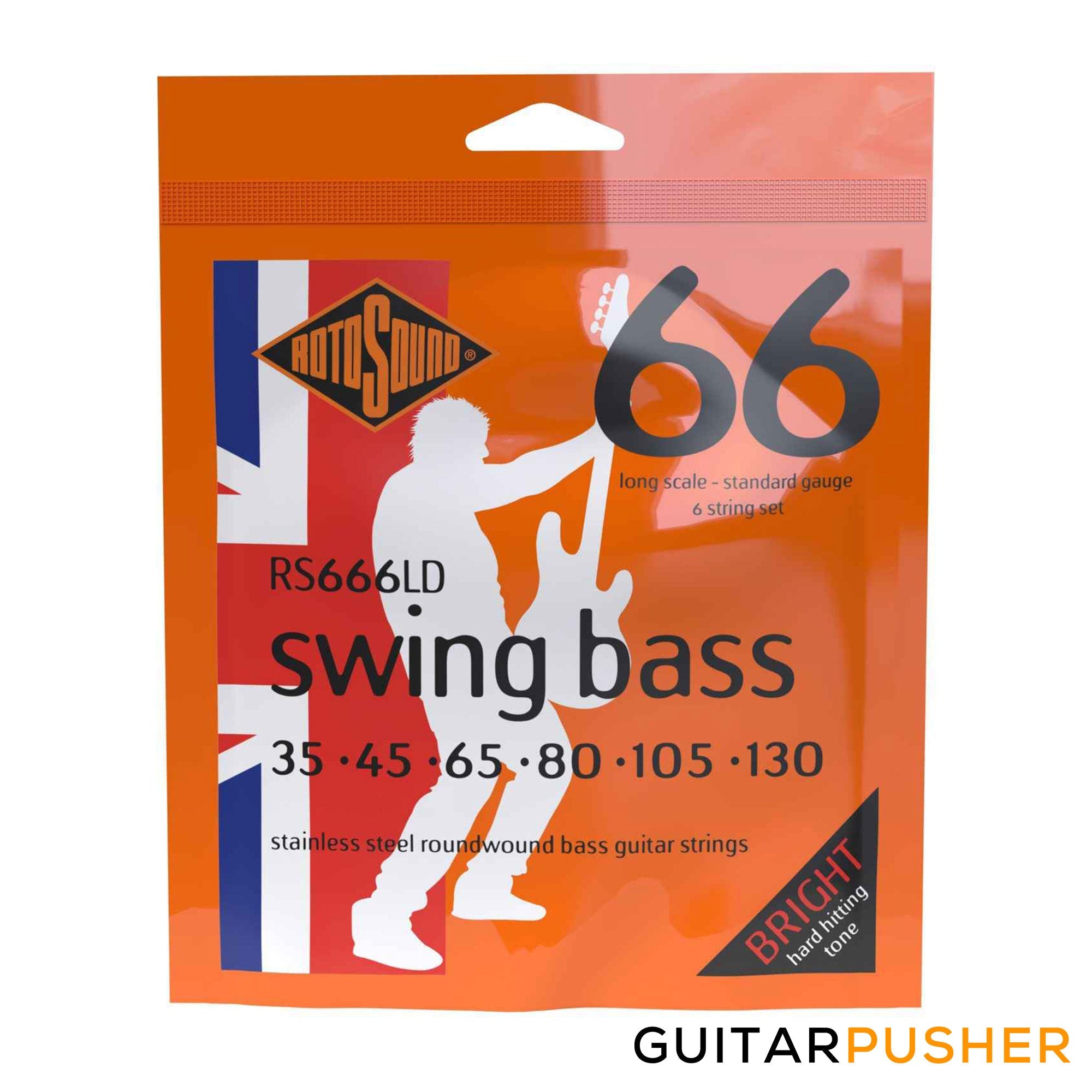 Rotosound RS666LD Swing Bass 6-string Stainless Steel – Guitar Pusher ...