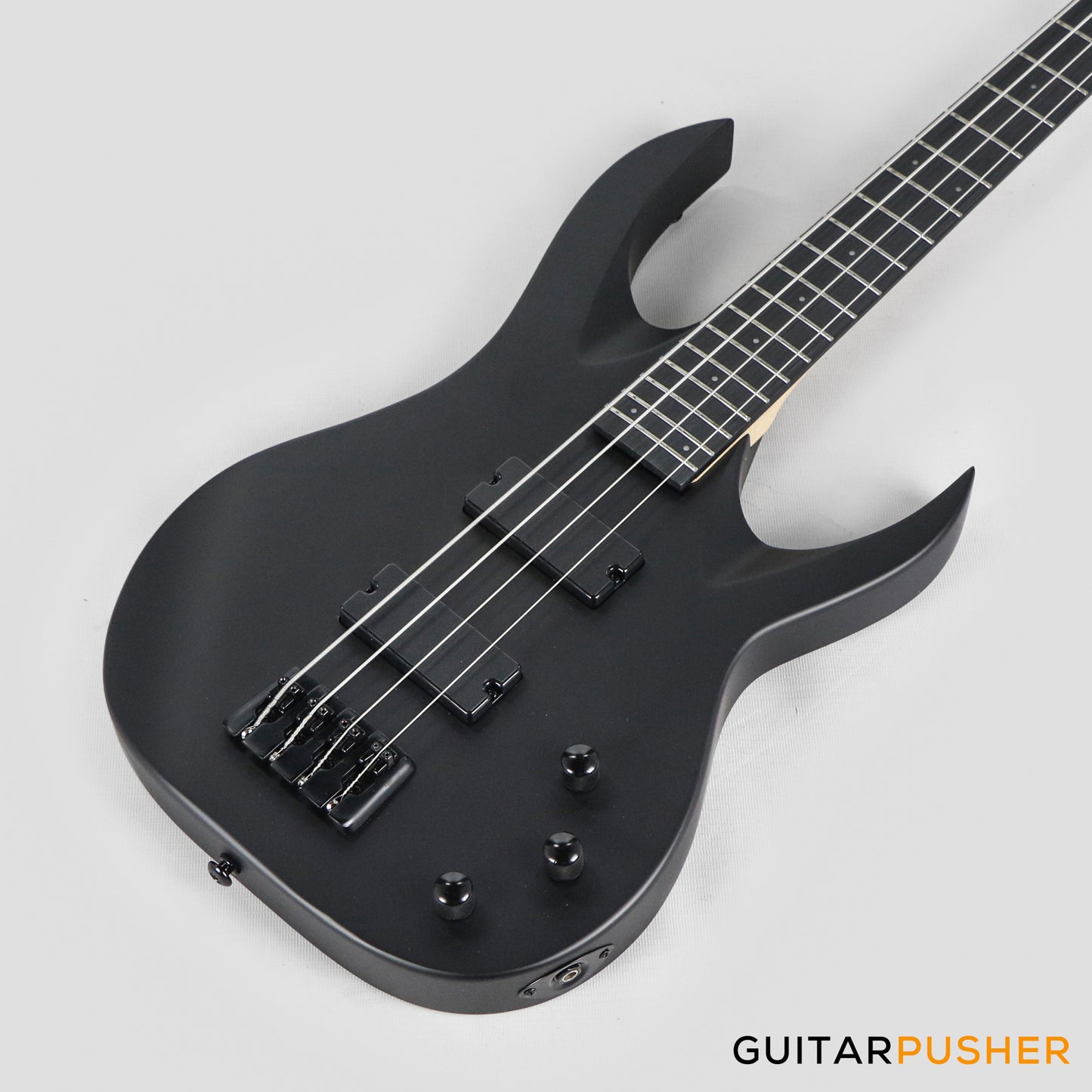 S by Solar AB4.4C-E Carbon Black Bass Guitar