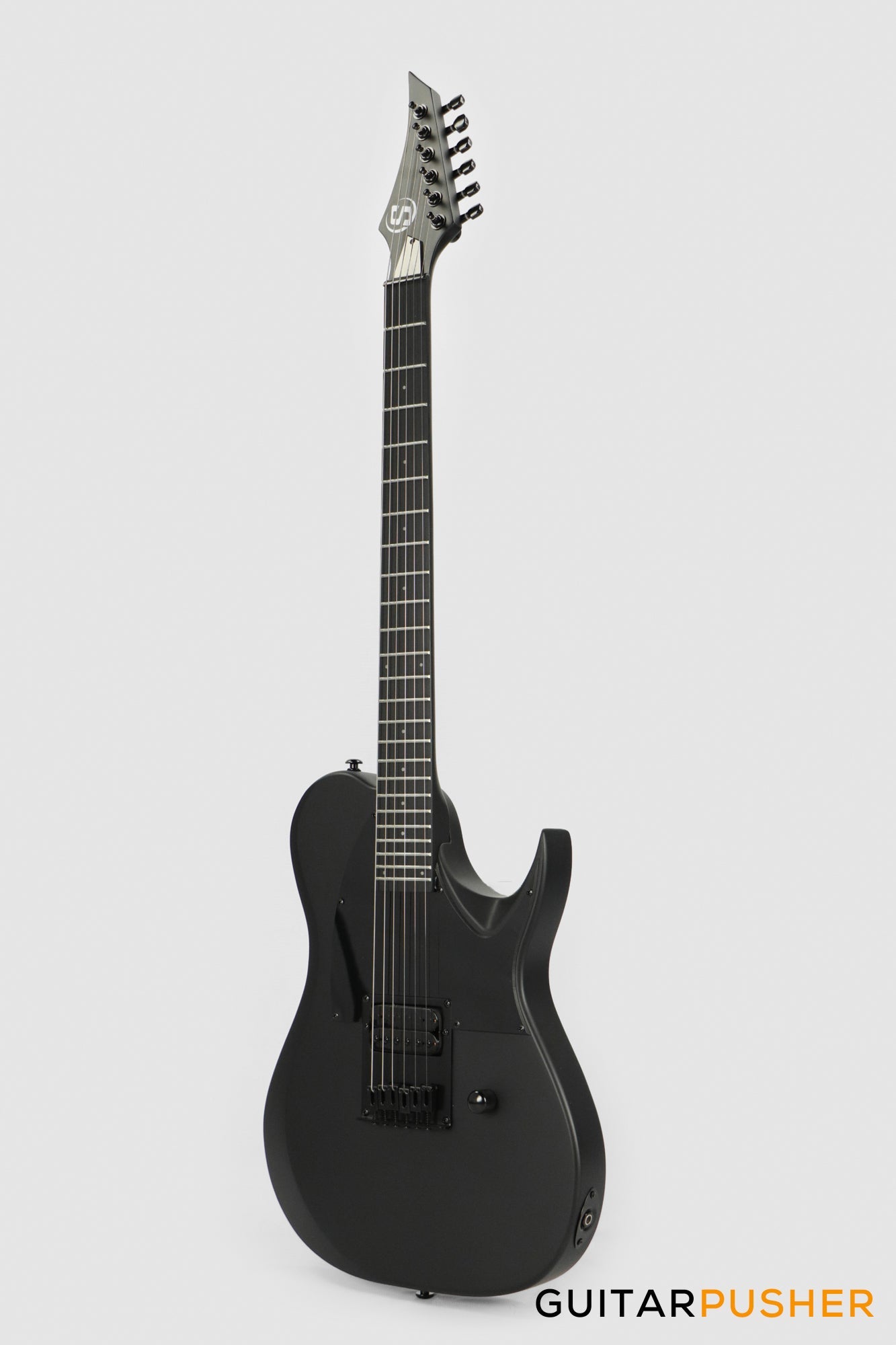 S by Solar TB4.61C-E Carbon Black Electric Guitar