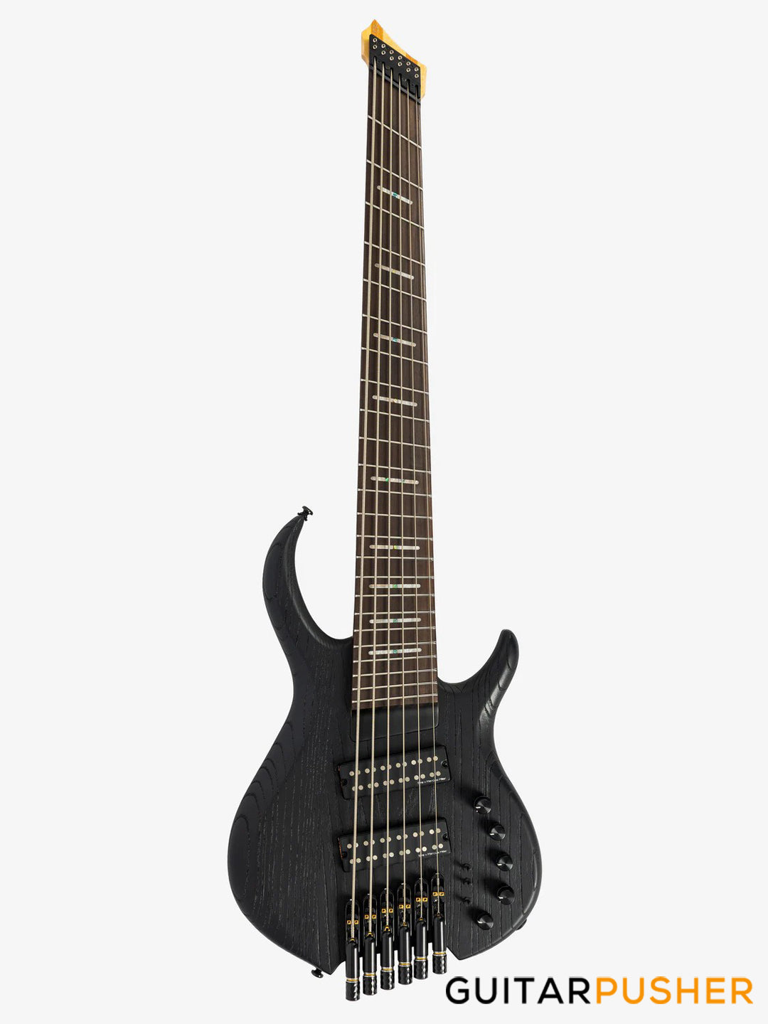 Sire M6 Swamp Ash Sandblasted 6-String Headless Bass Black (2025)