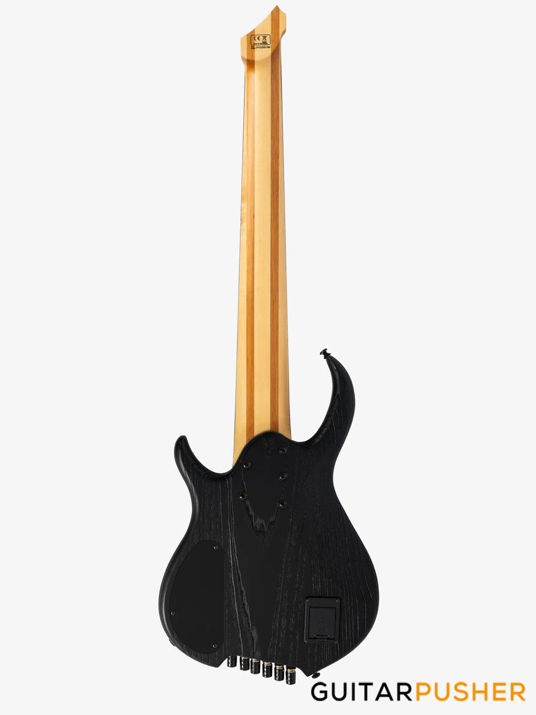 Sire M6 Swamp Ash Sandblasted 6-String Headless Bass Black (2025)