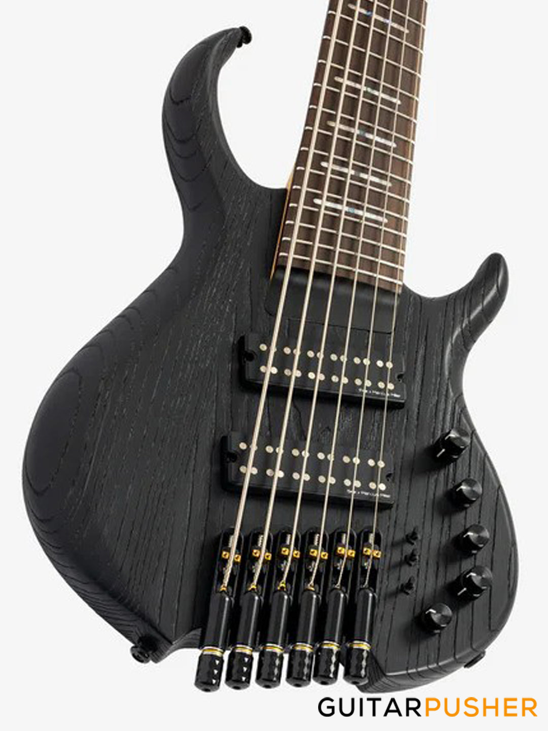 Sire M6 Swamp Ash Sandblasted 6-String Headless Bass Black (2025)