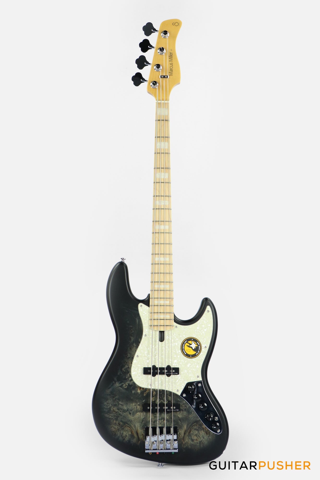 Sire V7 Swamp Ash Reissue 4-String Bass - Transparent Black Satin (2024)